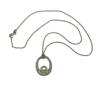 Pendente Mikimoto Donna Perle in Oro bianco Perla PCB20514BP - PCB20514BP